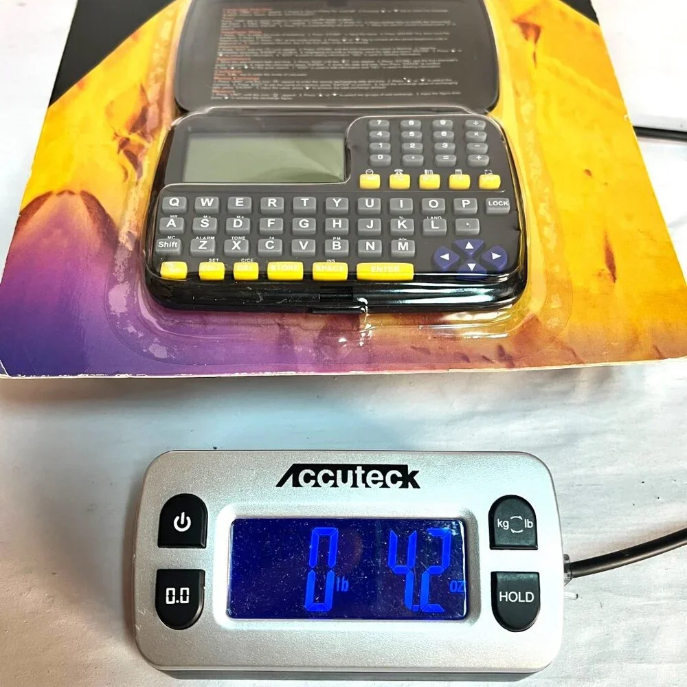 Vintage Generation Data Bank Calculator With 3-Line LCD Display Alarm & Planner